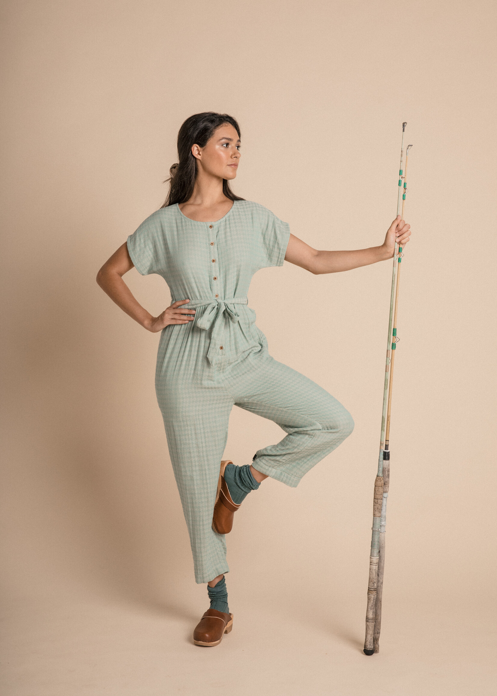Olli Ella Joya Jumpsuit - Azure Harlequin