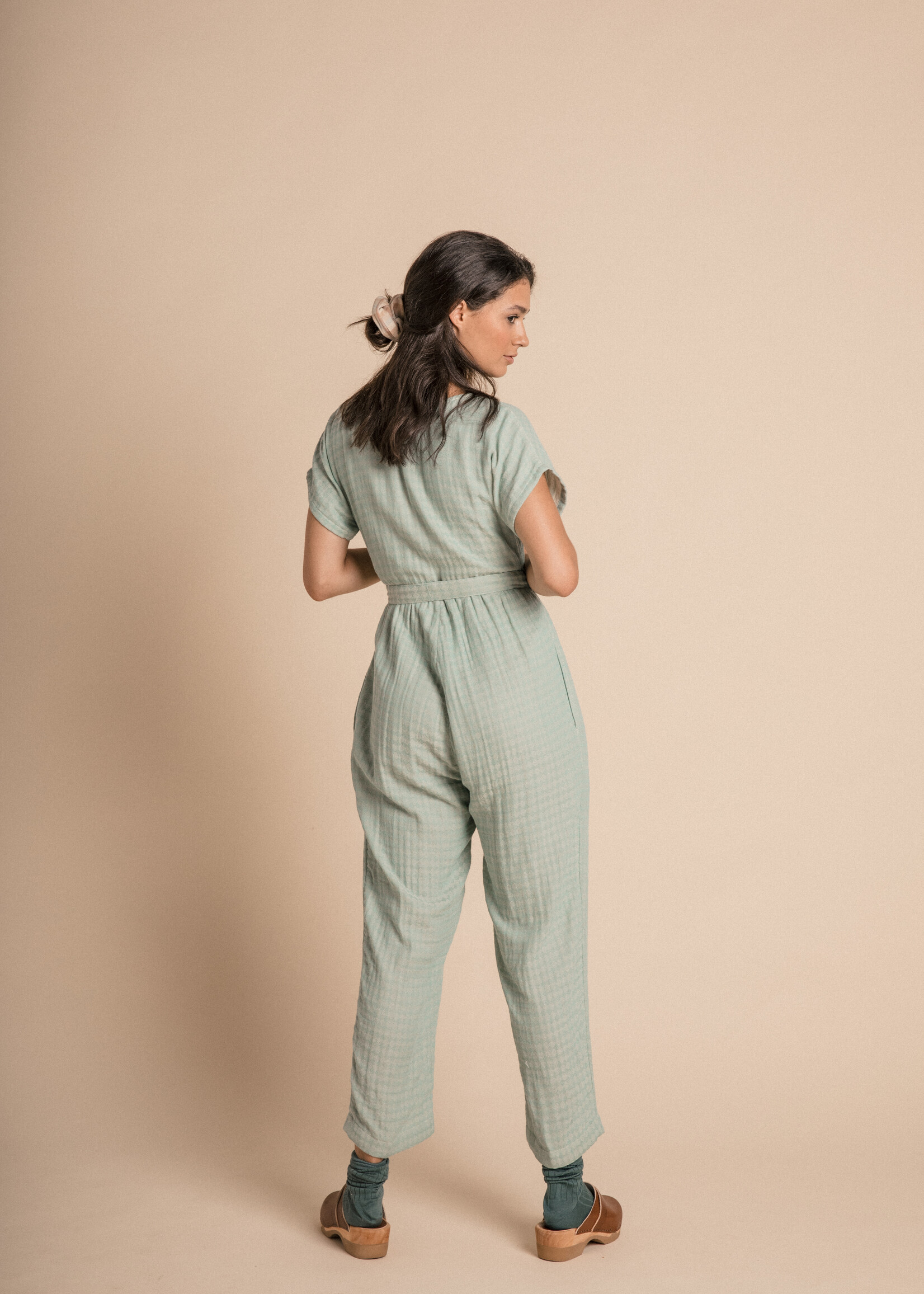 Olli Ella Joya Jumpsuit - Azure Harlequin