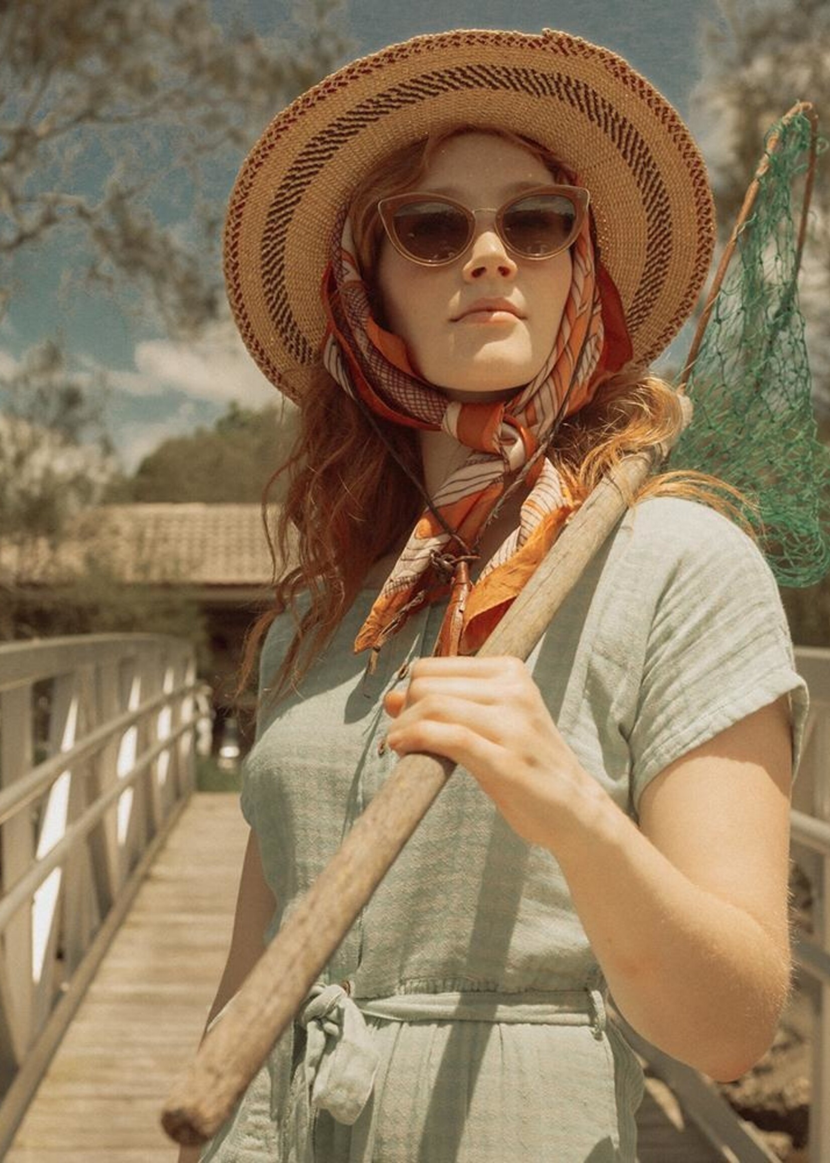 Olli Ella Joya Jumpsuit - Azure Harlequin