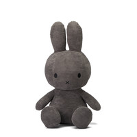 Miffy Sitting Corduroy Grey - 70cm