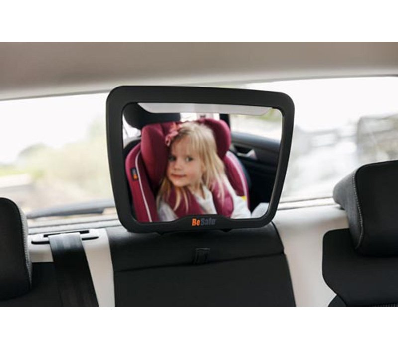 Baby Mirror XL with integrated LED lighting