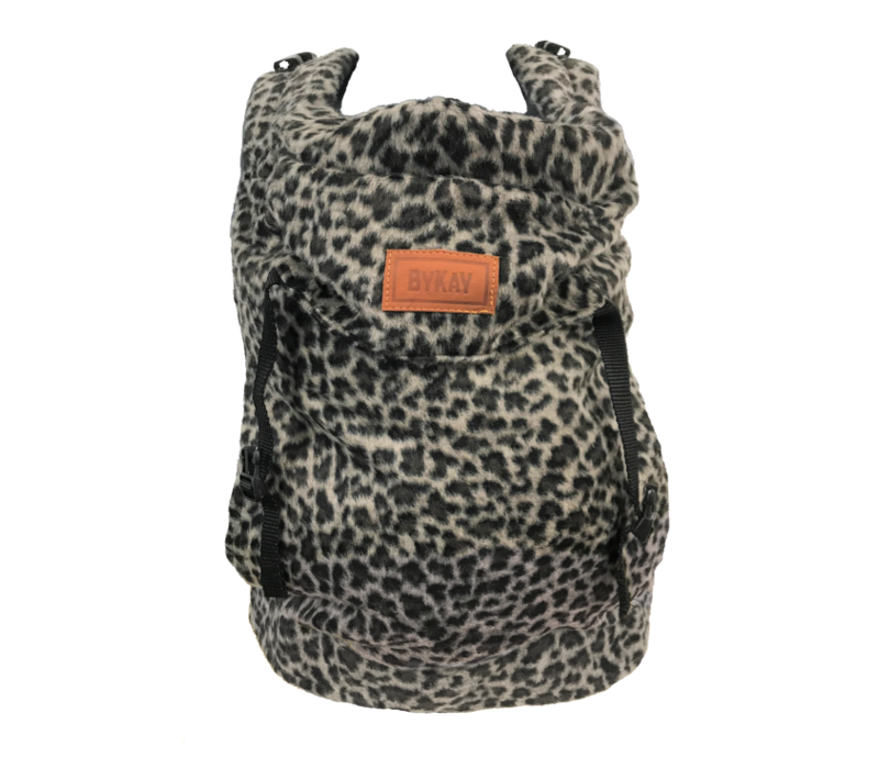 Click Carrier Classic - Furry leopard grey