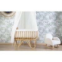 Rattan cradle square + mattress