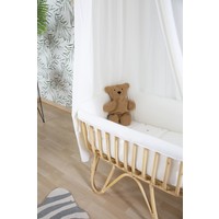 Rattan cradle square + mattress