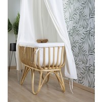 Rattan cradle square + mattress