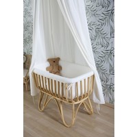 Rattan cradle square + mattress