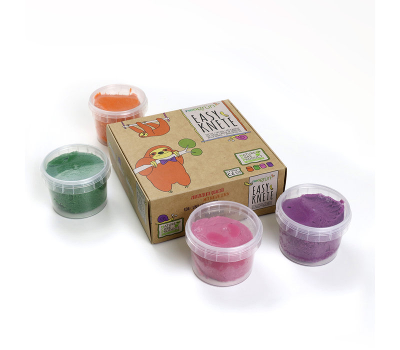 Easy-Clay set 'Loki' orange | green | pink | violet