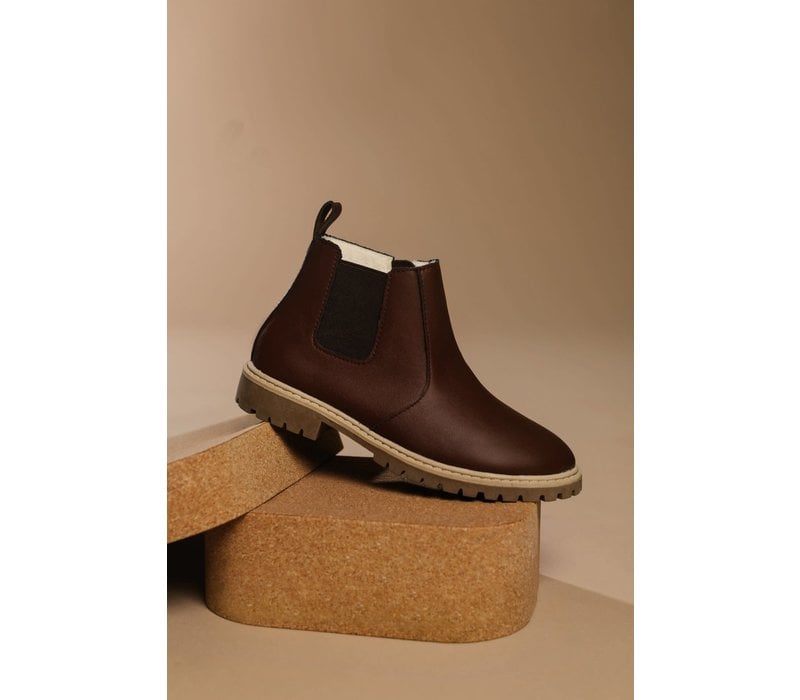 Little Explorer Boots thick lining - Dark Brown