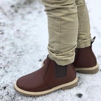 Little Explorer Boots thick lining - Dark Brown