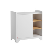 LEAF Commode met luiertafel white/oak