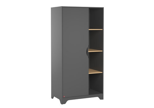 Vox LEAF Wardrobe graphite/oak