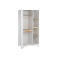 LEAF Wardrobe white/oak