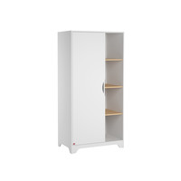 LEAF Wardrobe white/oak