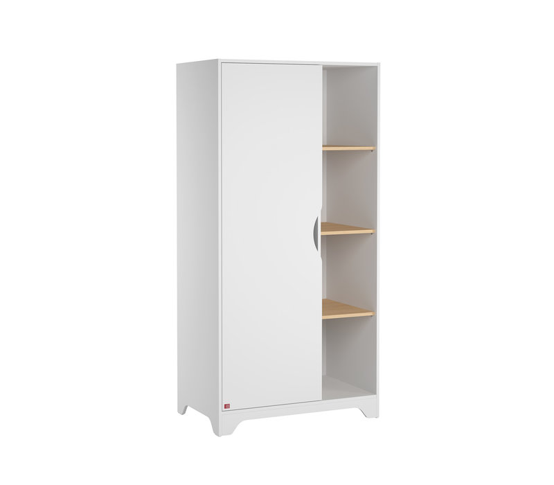 LEAF Kleerkast white/oak