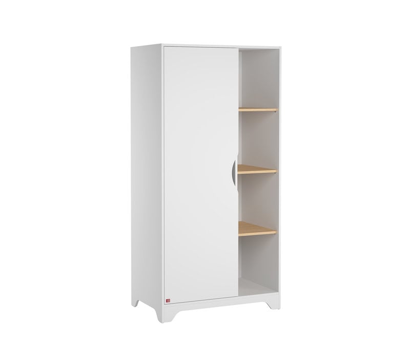 LEAF Wardrobe white/oak