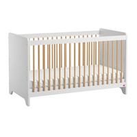 LEAF Cot bed 70x140 white/oak