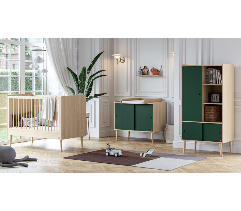 RETRO Fronten voor commode green