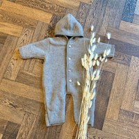 Hooded overall walnut mélange