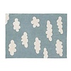 Lorena Canals Washable Rug Clouds Vintage Blue