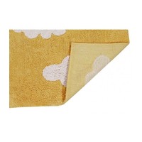 Washable Rug Clouds Mustard