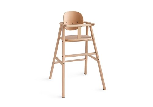 Nobodinoz Growing green high chair Beech wood