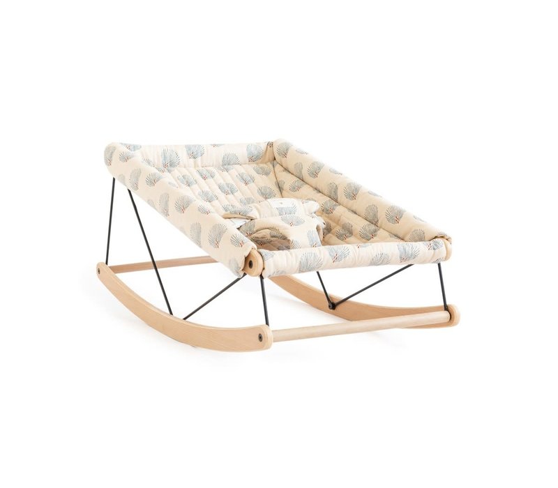 Growing green Baby Bouncer Blue Gatsby/Cream