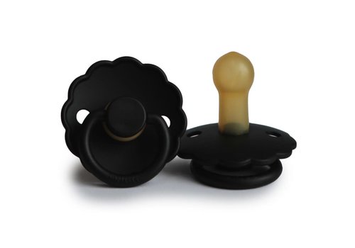 Frigg Daisy pacifier natural rubber Jet black