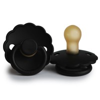 Daisy pacifier natural rubber Jet black