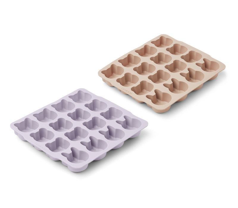 Sonny ice cube tray - 2 pack Light lavender rose mix
