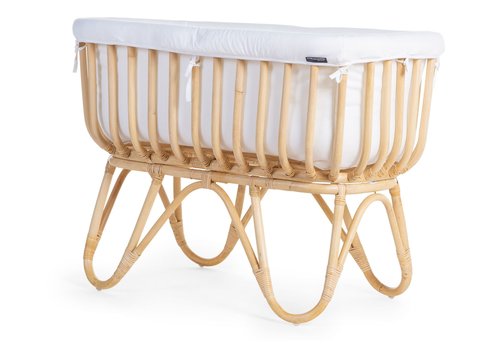 Childhome Rattan cradle square + mattress