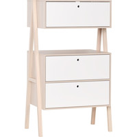 SPOT 2-drawer chest with upper cabinet