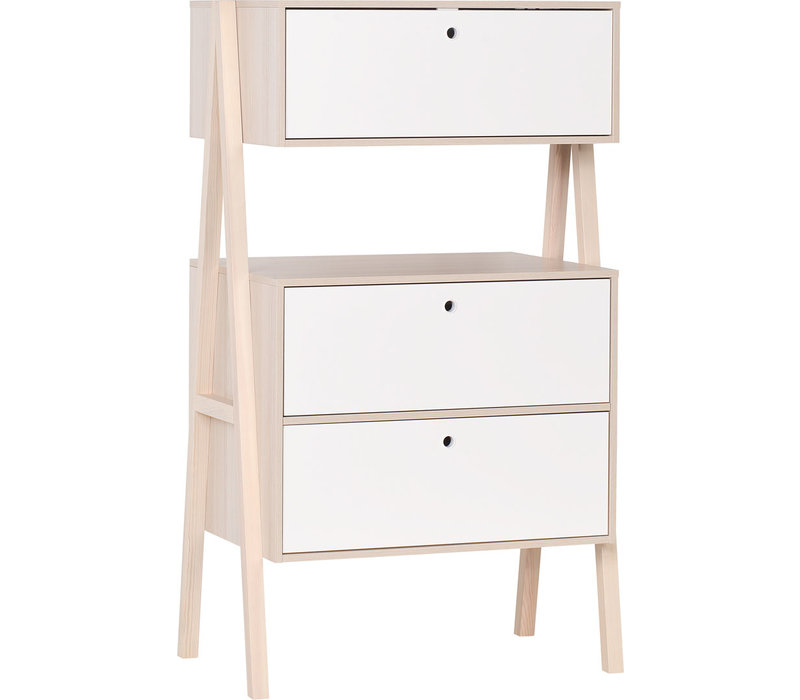 SPOT 2-drawer chest with upper cabinet