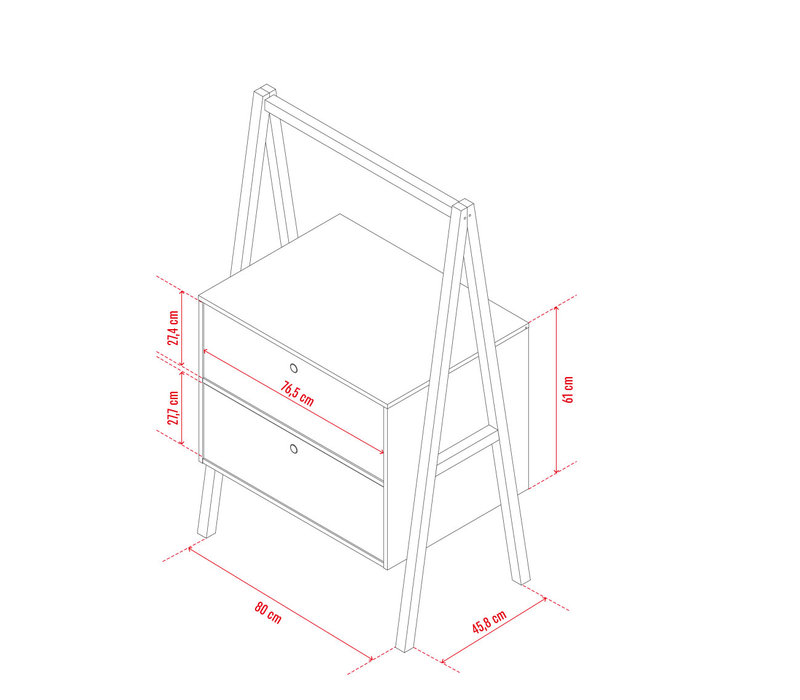 SPOT 2-drawer chest