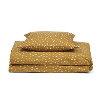 Ingeborg junior bedding Graphic stroke/golden caramel