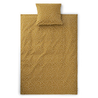 Ingeborg junior bedding Graphic stroke/golden caramel