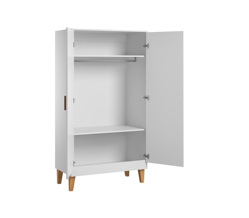 LOUNGE 2-door wardrobe white