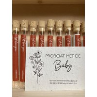 Let love Grow - wishes in a tube - Proficiat met de baby