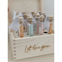 Let love Grow - wishes in a tube - veel liefs