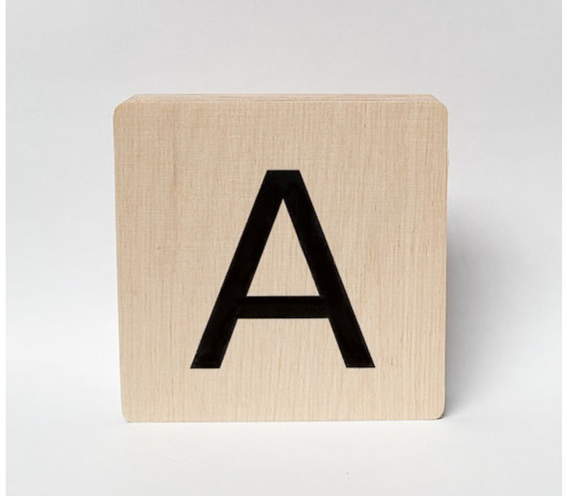 Houten letter