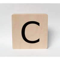 Houten letter