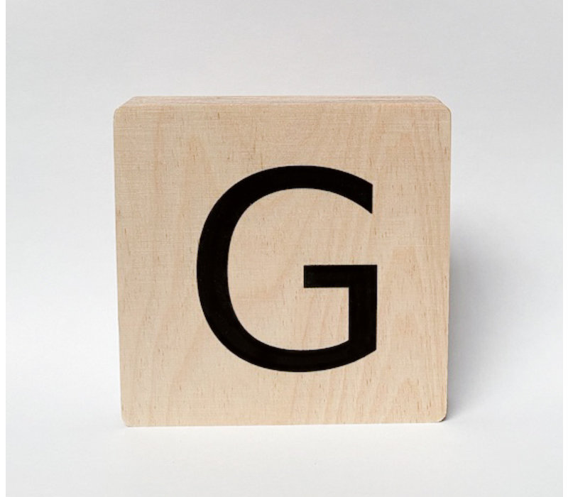 Houten letter