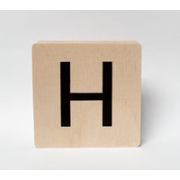 Houten letter