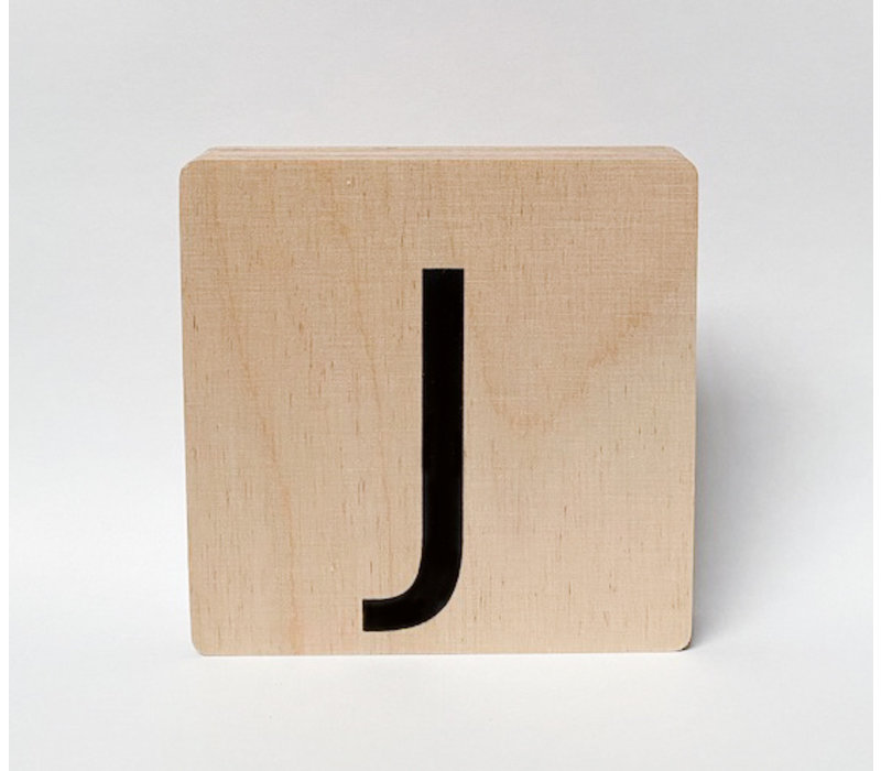 Houten letter