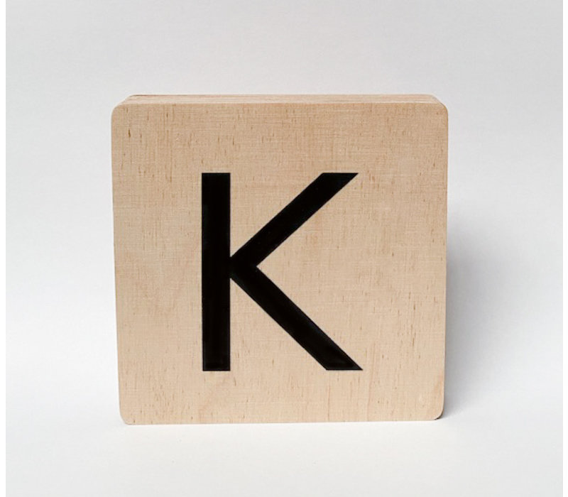 Houten letter