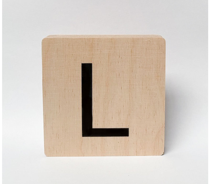 Houten letter