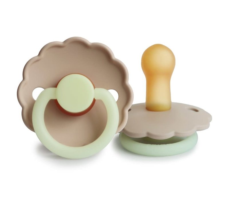 Daisy pacifier natural rubber Croissant Night