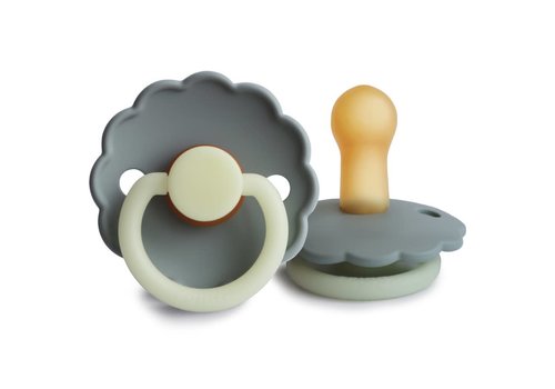 Frigg Daisy pacifier natural rubber French gray Night