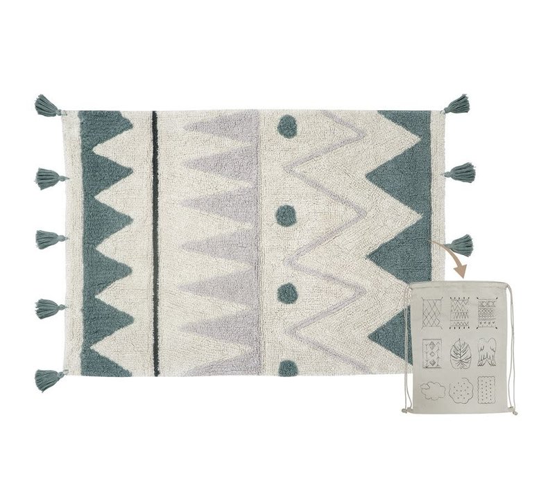 Washable rug Mini Azteca 70x100