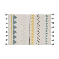 Tapijt Azteca Natural Vintage Blue 140x200