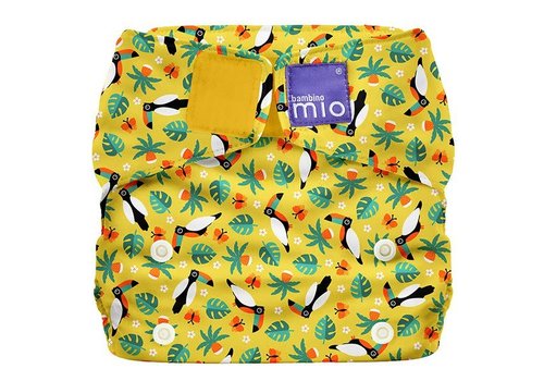 Bambino Mio MIOSOLO all-in-one wasbare luier tropical toucan